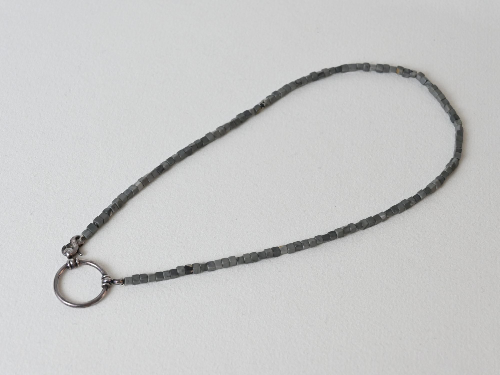 268JP_ストーンジャスパースクエアビーズ